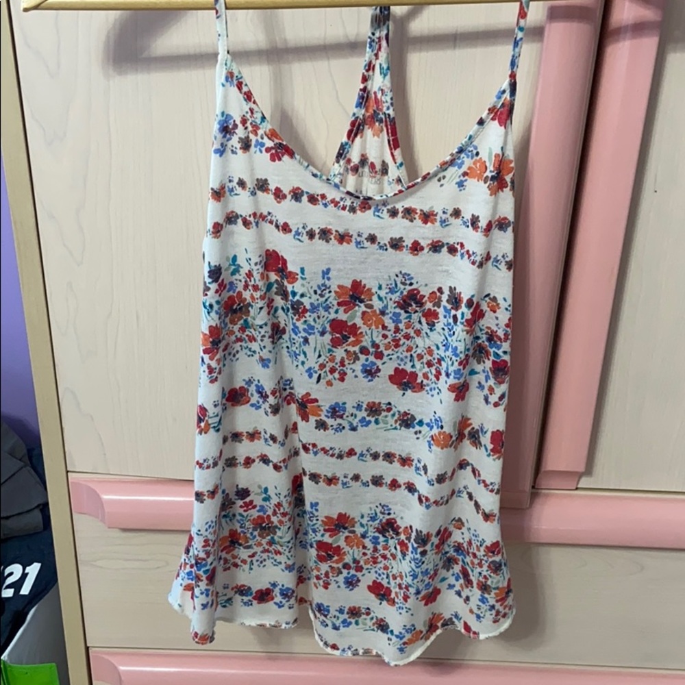 floral tank top